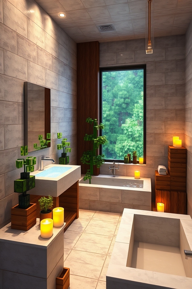 chic modern bathroom makeover