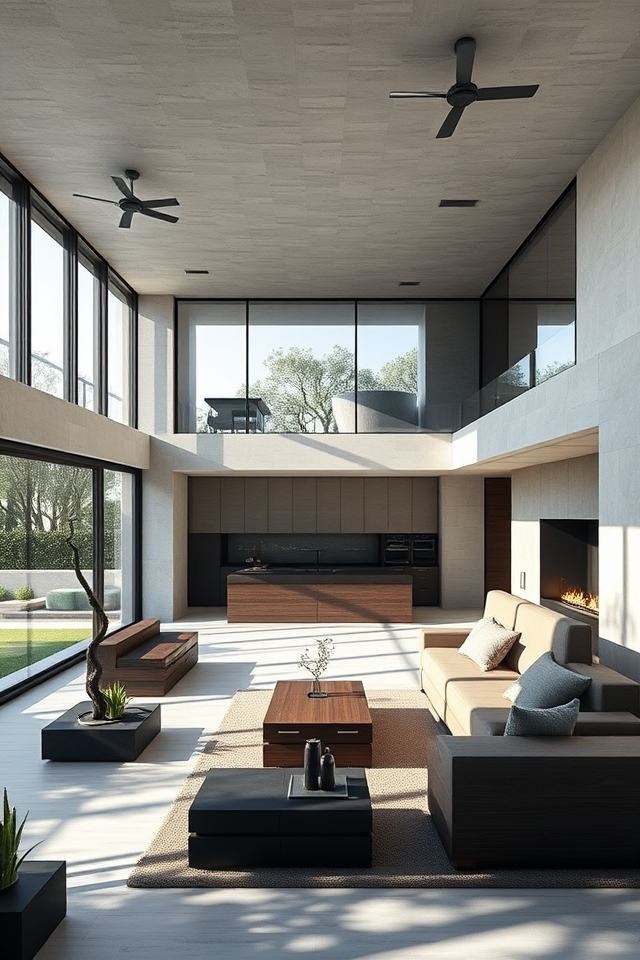 clean lines and open spaces