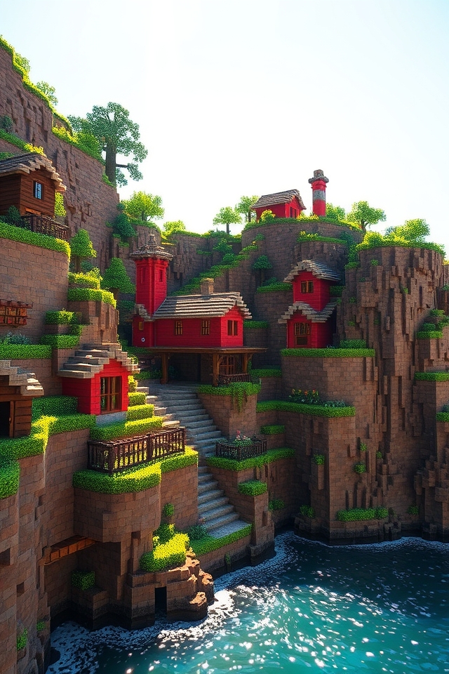 cliffside retreat with tranquility