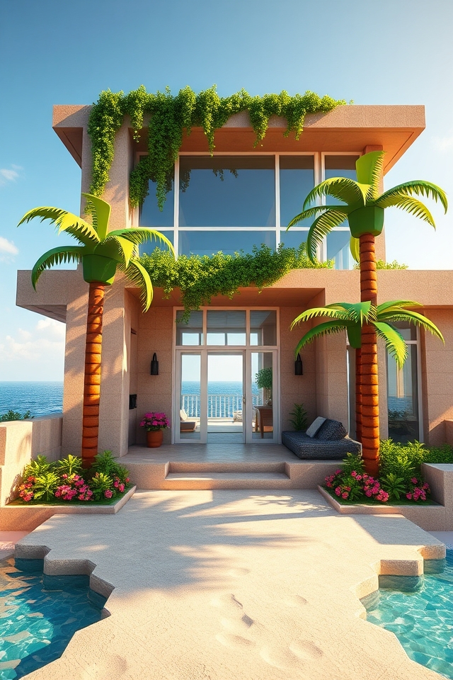 coastal charm beachfront villa