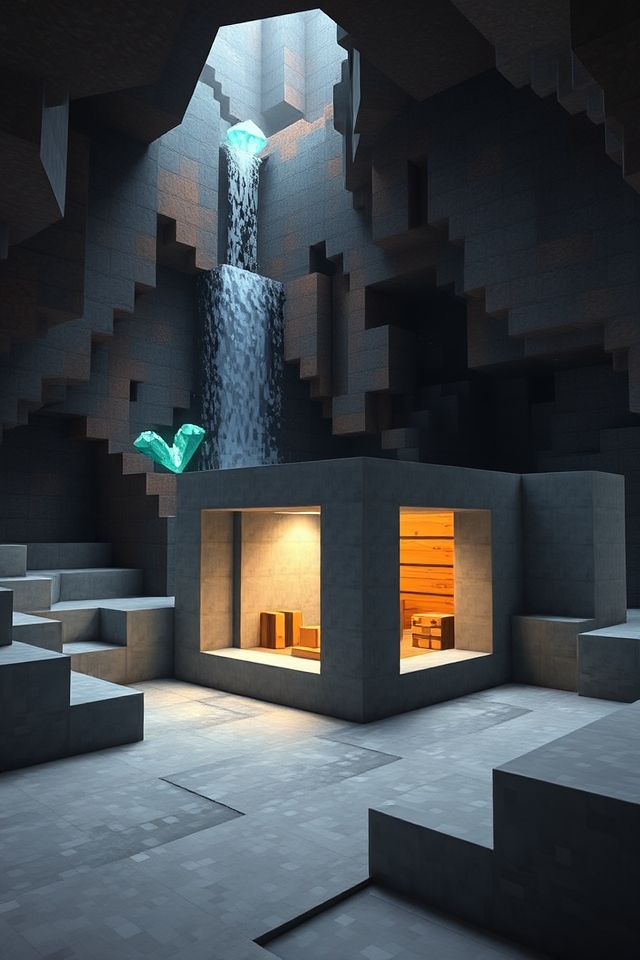 compact functional underground base