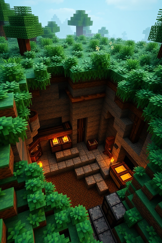 concealed underground survival shelter