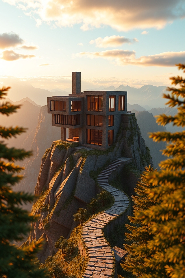 contemporary mountain luxury retreat