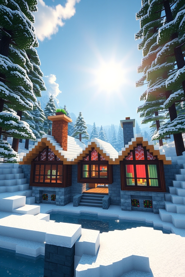 cozy alpine winter retreat