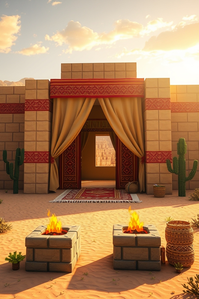 cozy desert nomadic dwelling