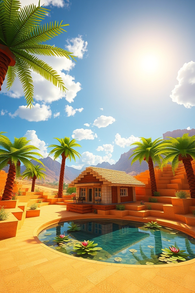 cozy desert retreat oasis