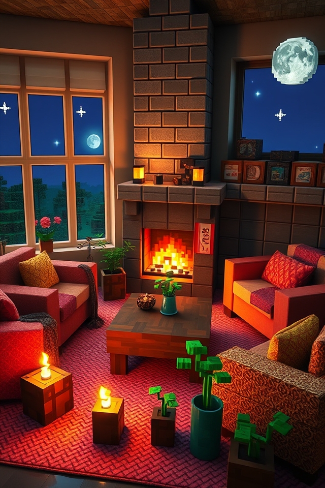 cozy inviting living room