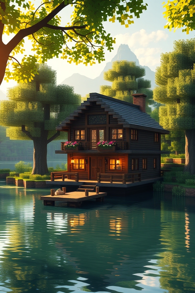 cozy lakeside retreat cottage