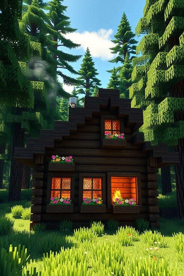 cozy minimalist one room cabin