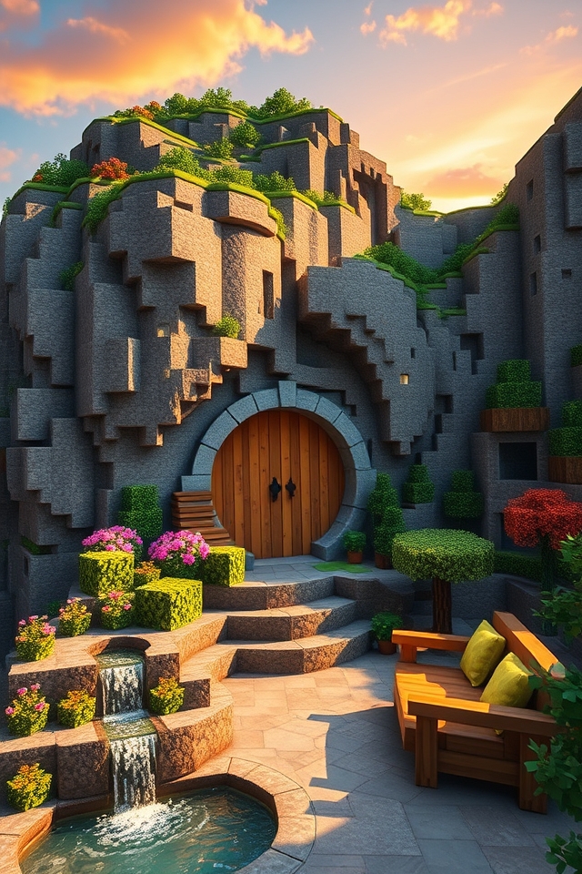 cozy mountain hobbit retreat