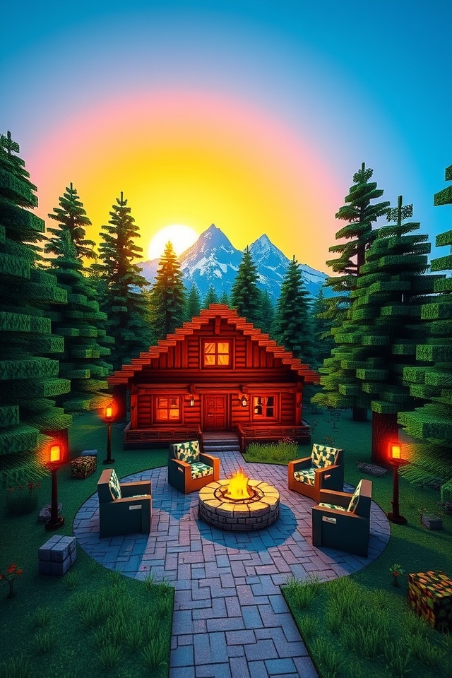 cozy mountain lodge retreat