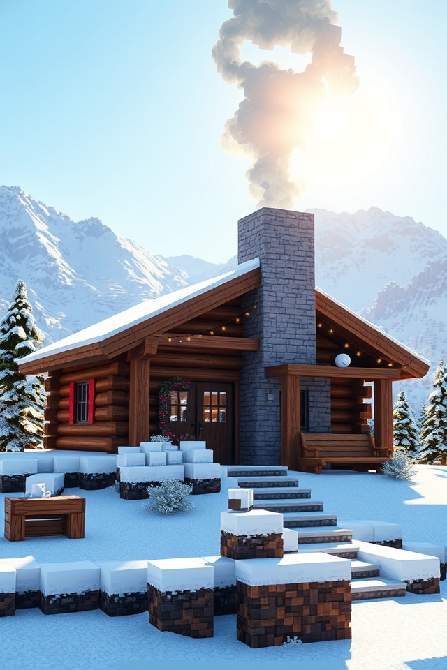 cozy mountain retreat lodge