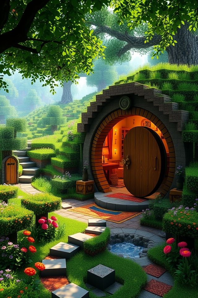 cozy rustic hobbit retreat