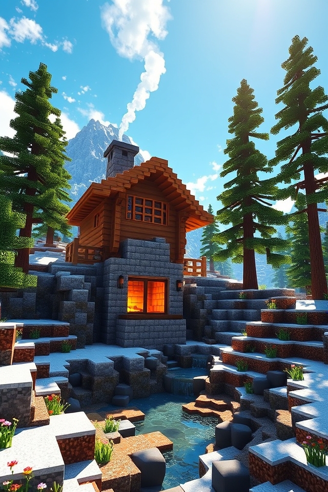 cozy rustic mountain retreat