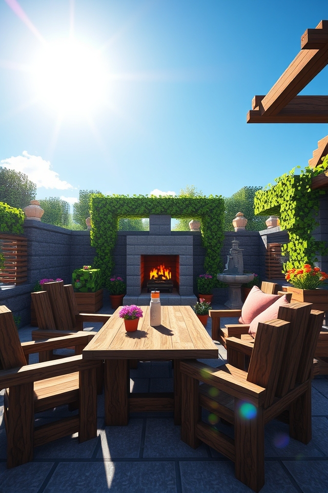 cozy rustic patio escape