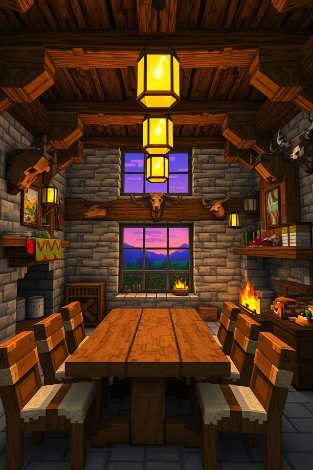 cozy rustic tavern decor