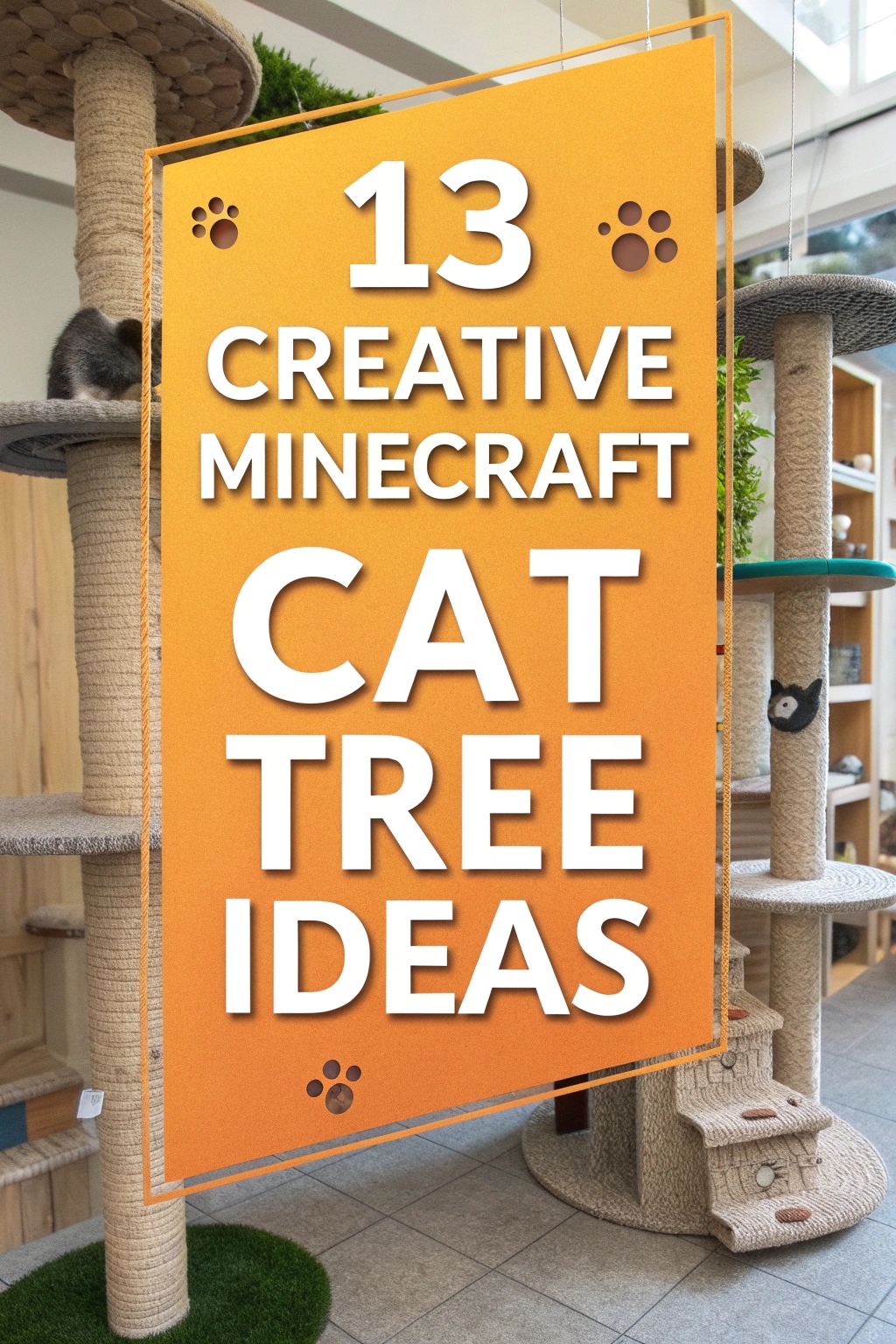 Creative Minecraft Cat Tree Ideas