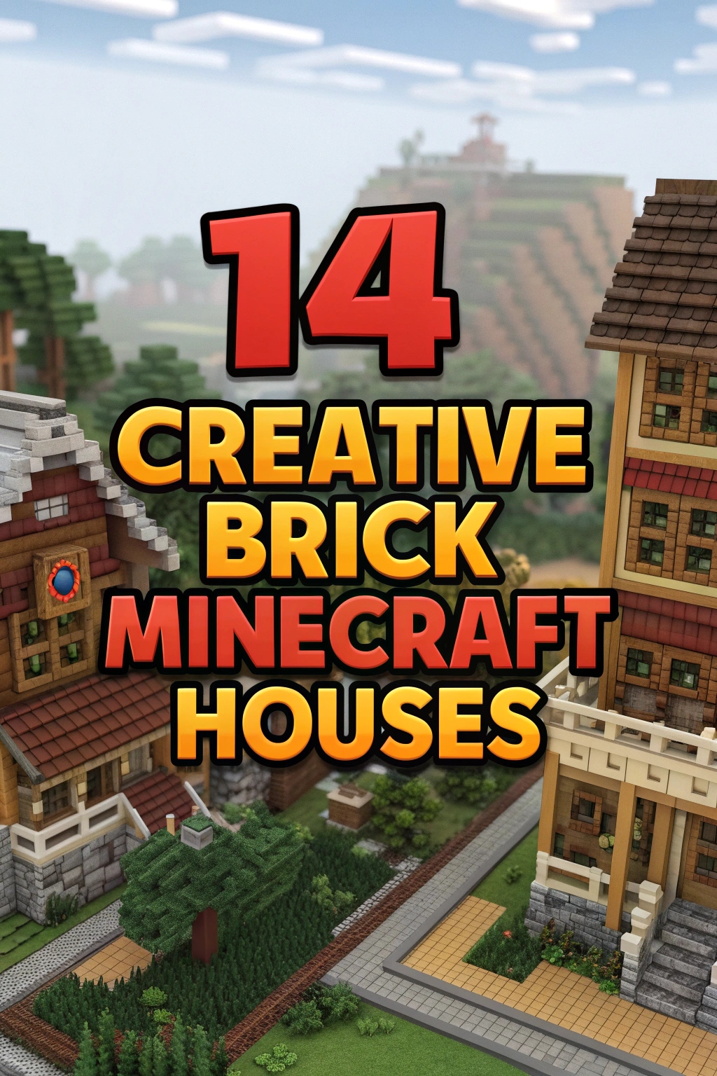 Creative Brick Minecraft Houses