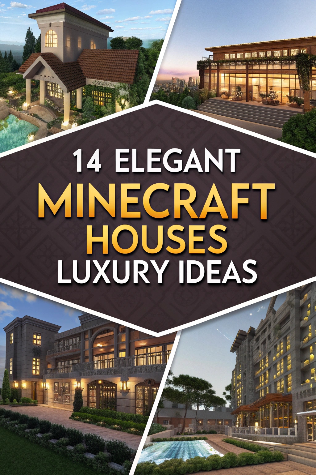 Elegant Minecraft Houses Luxury