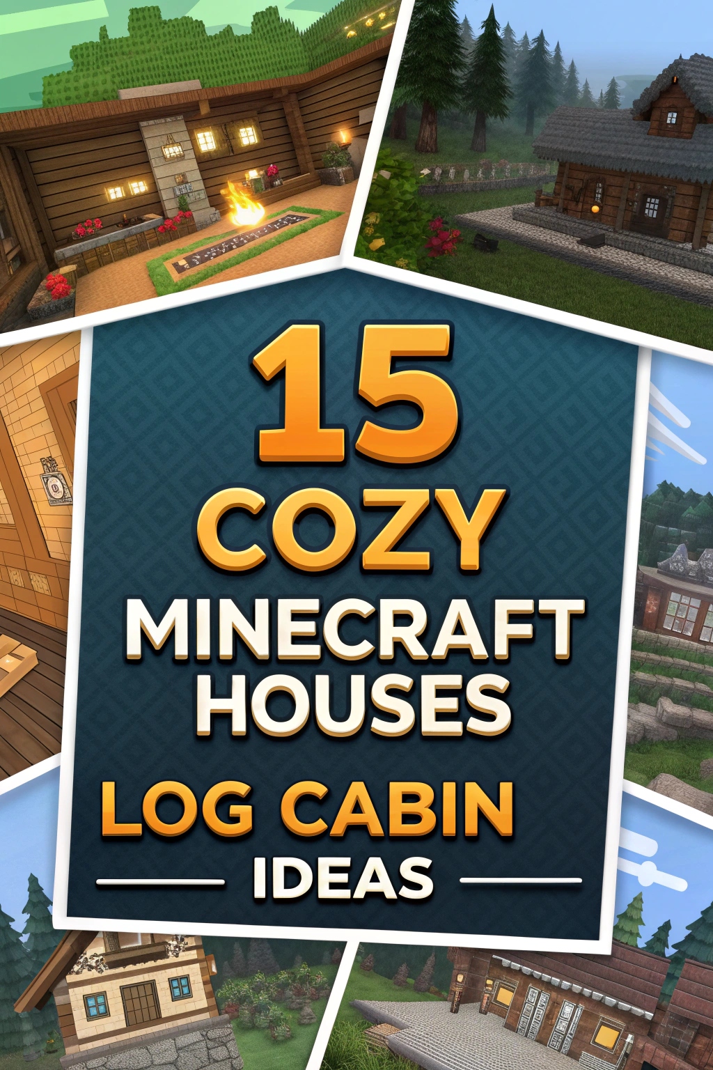 Cozy Minecraft Houses Log Cabin Ideas