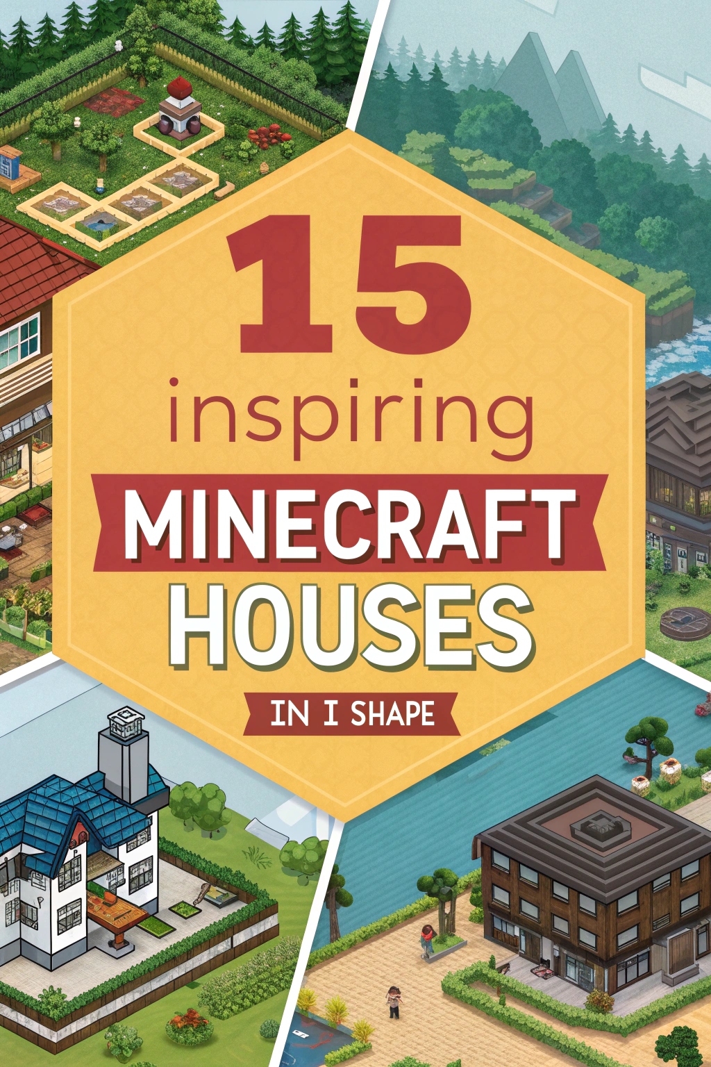 Inspiring Minecraft Houses in I Shape