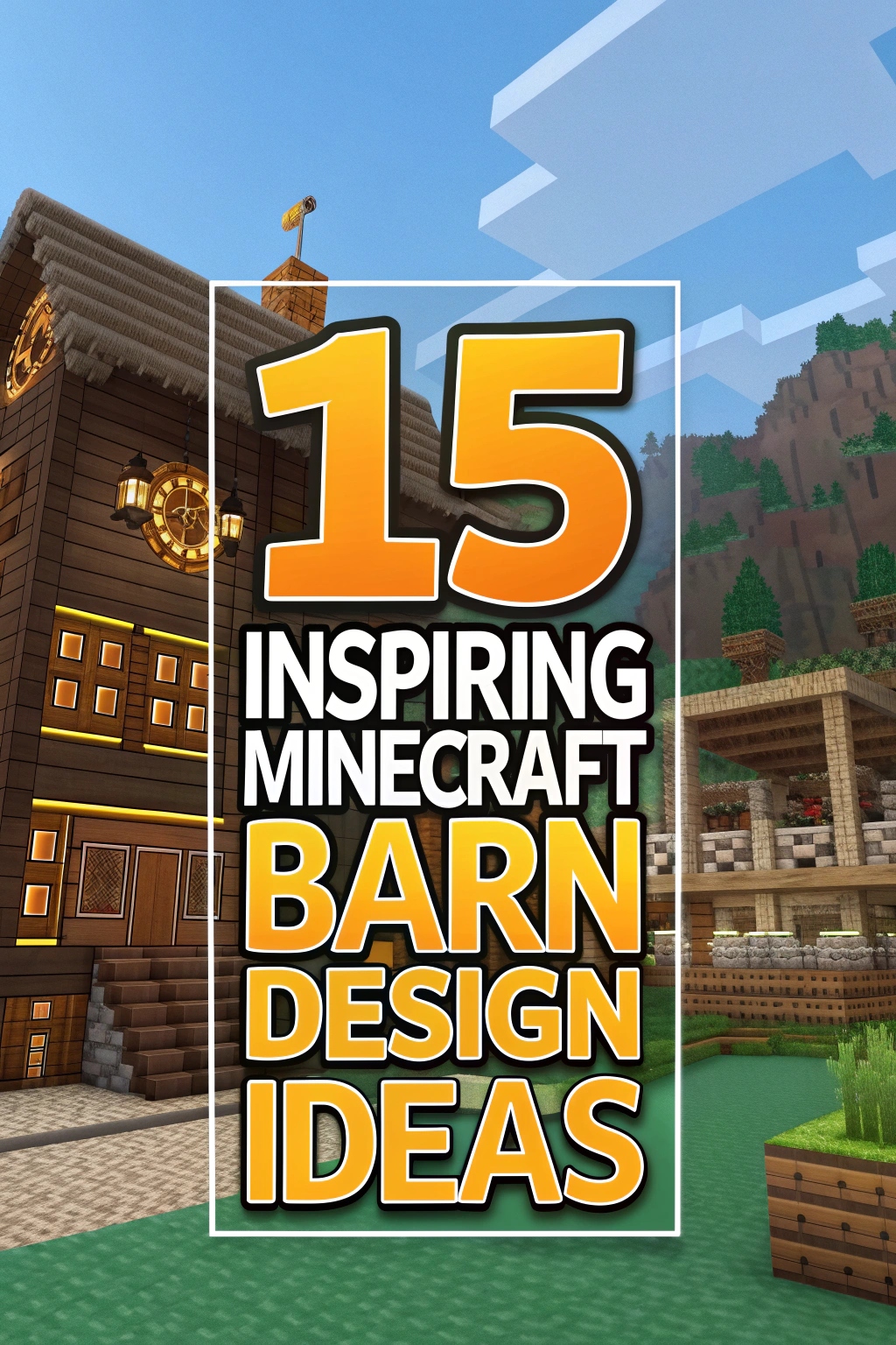 Inspiring Minecraft Barn Design Ideas