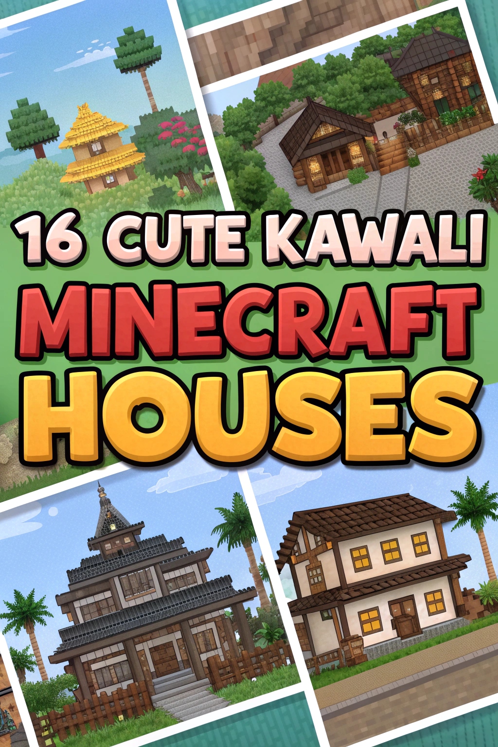 Cute Kawali Minecraft Houses