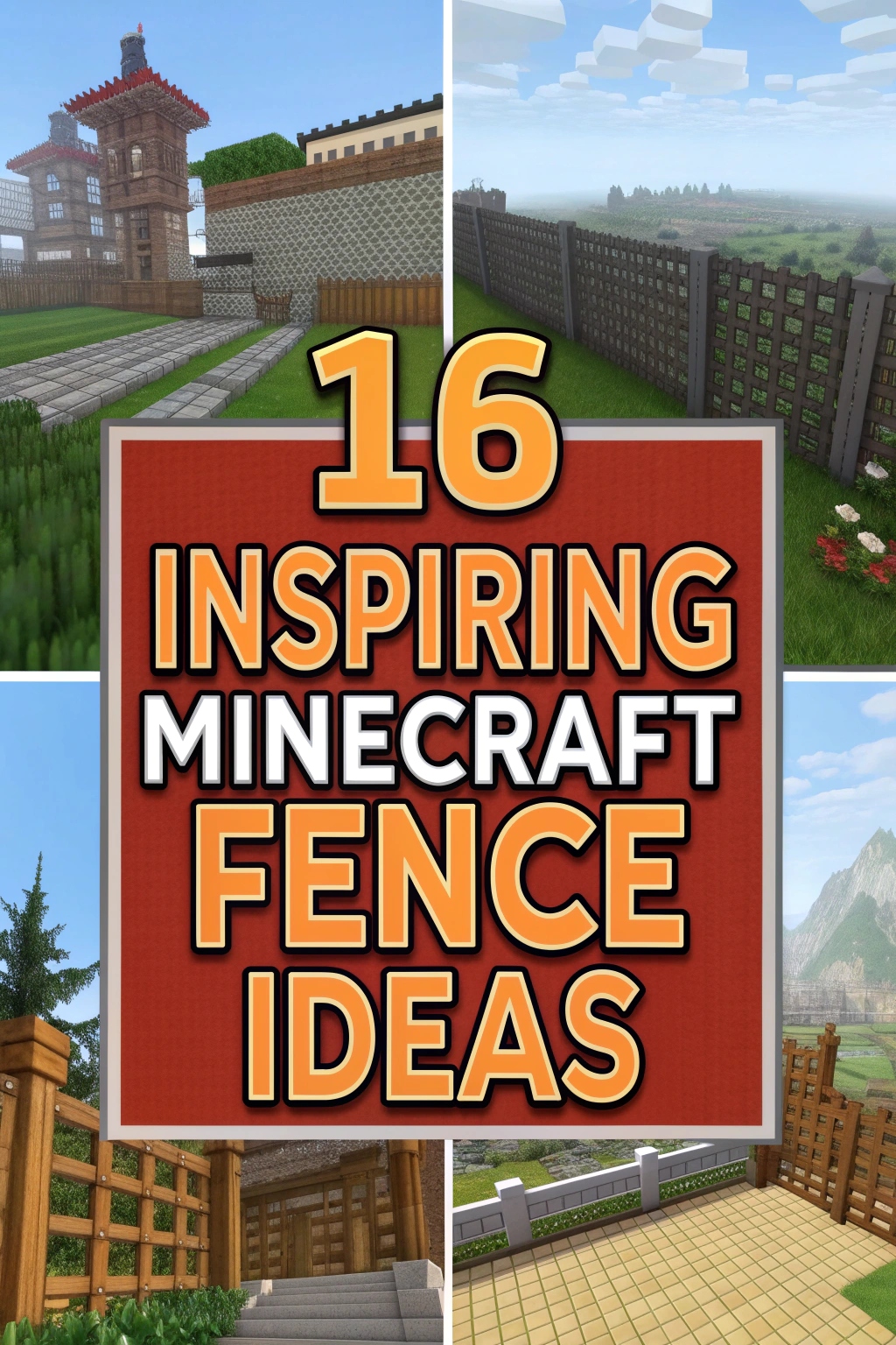 Inspiring Minecraft Fence Ideas