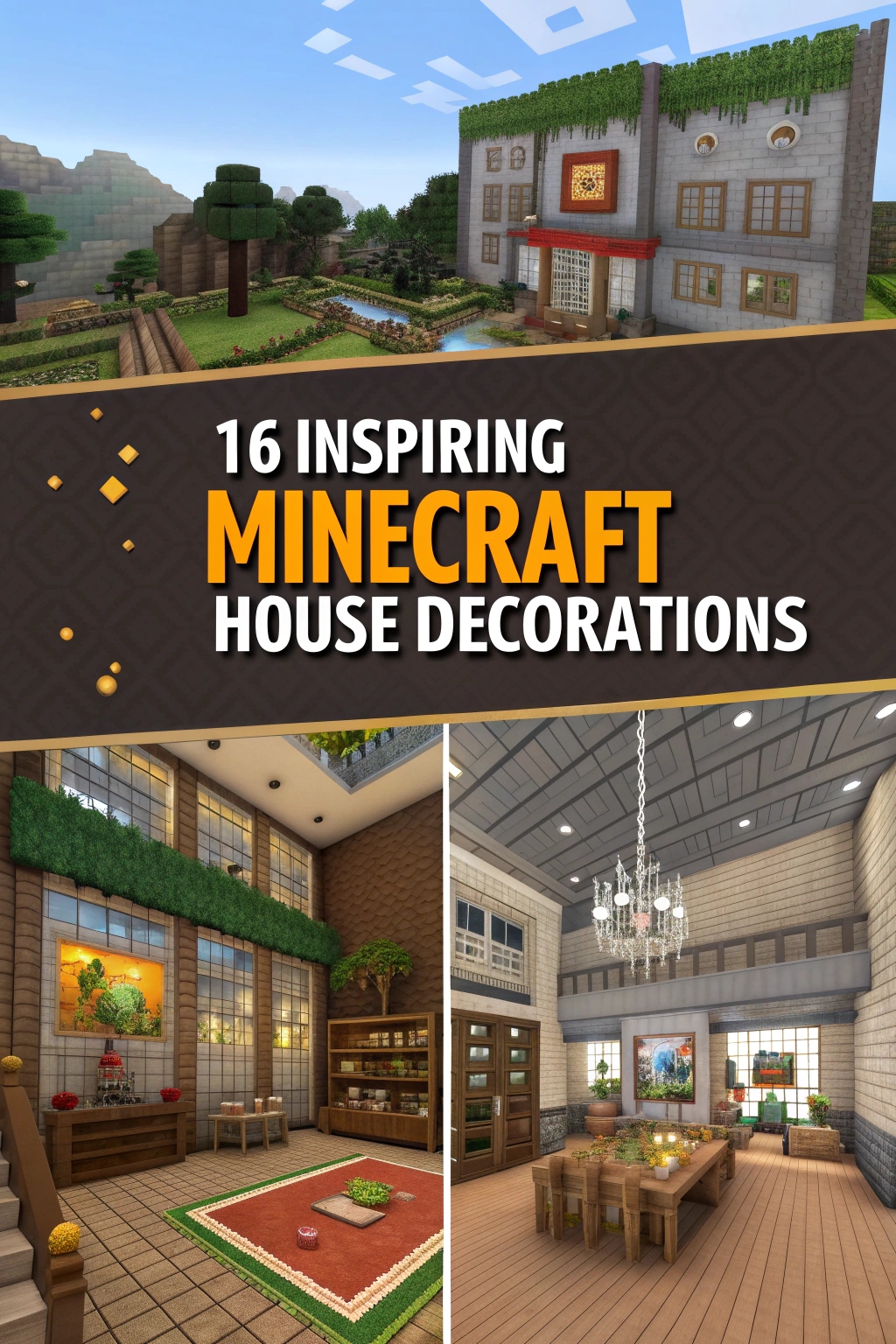 Inspiring Minecraft House Decorations