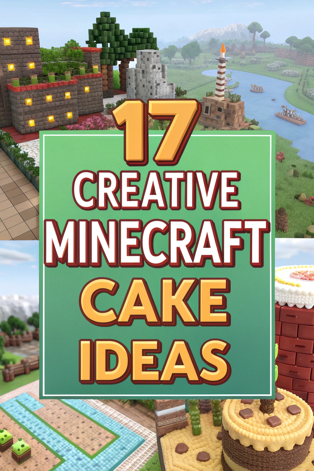 Creative Minecraft Cake Ideas