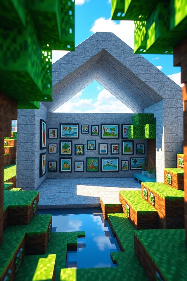 create pixel art gallery