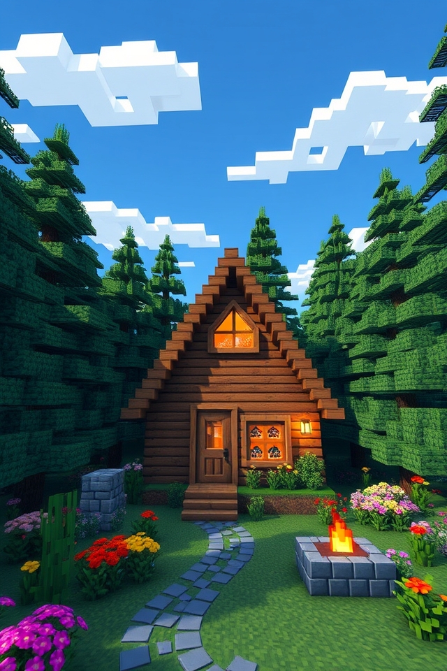 creative nature inspired cabin design