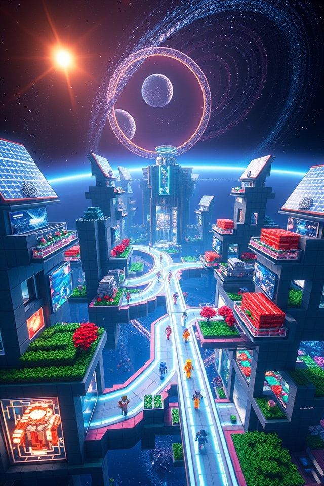 cylindrical interstellar space station