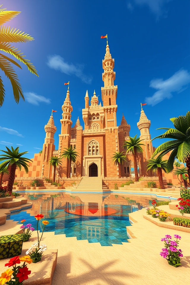 desert castle oasis sanctuary