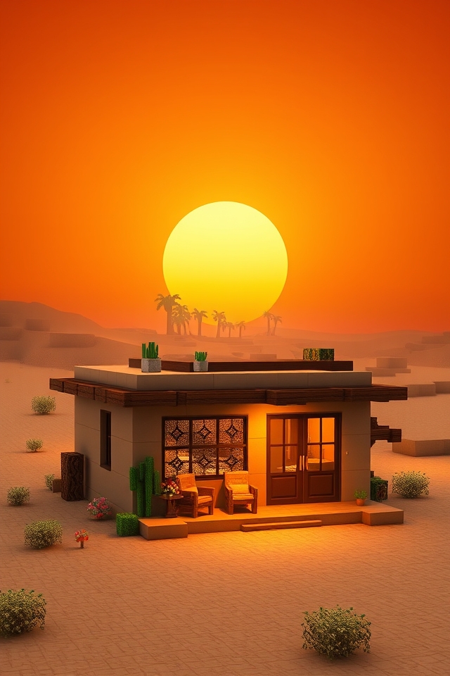 desert minimalist bungalow design