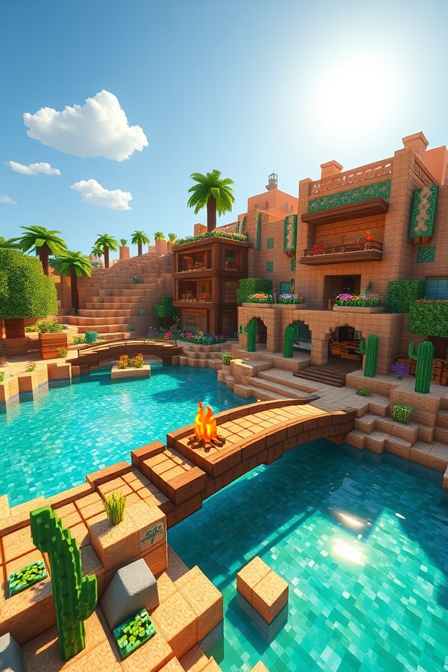desert oasis base design