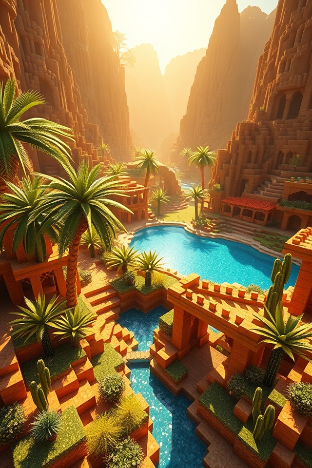 desert oasis survival base