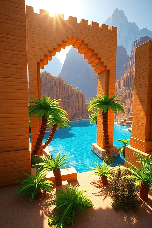 desert retreat architectural arch