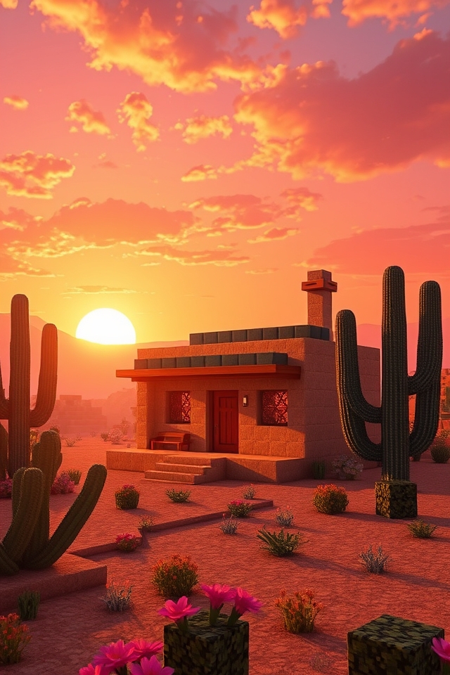 desert sunset color palette