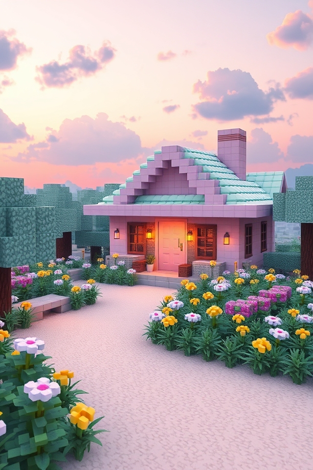 dreamy pastel house design