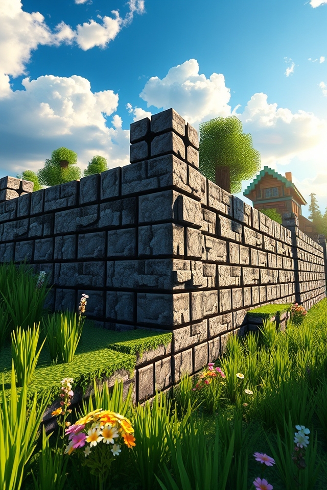 durable aesthetic cobblestone barrier