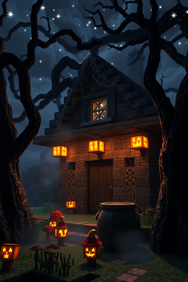 eerie cozy witch abode