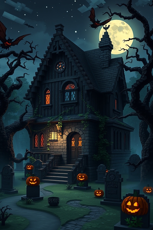 eerie elegant graveyard retreat