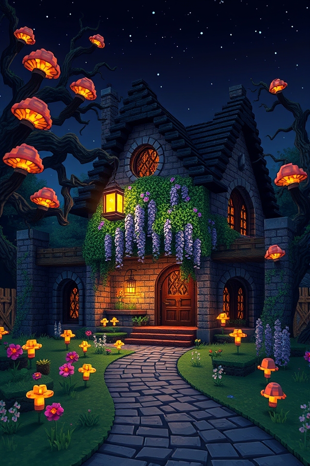 eerie gothic fairytale cottage