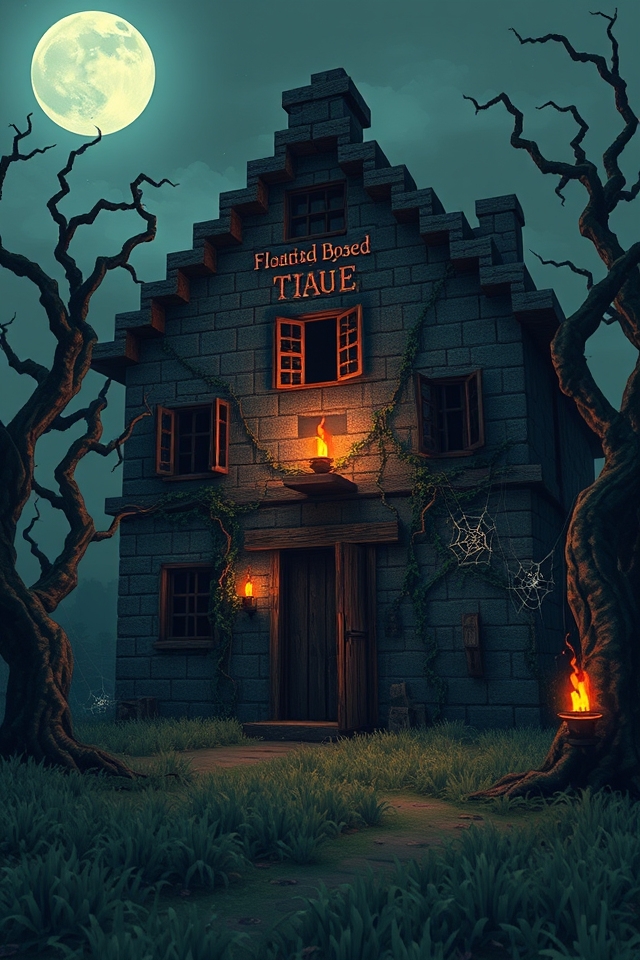 eerie haunted house adventure