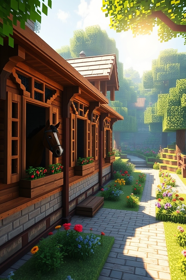elegant and functional stables