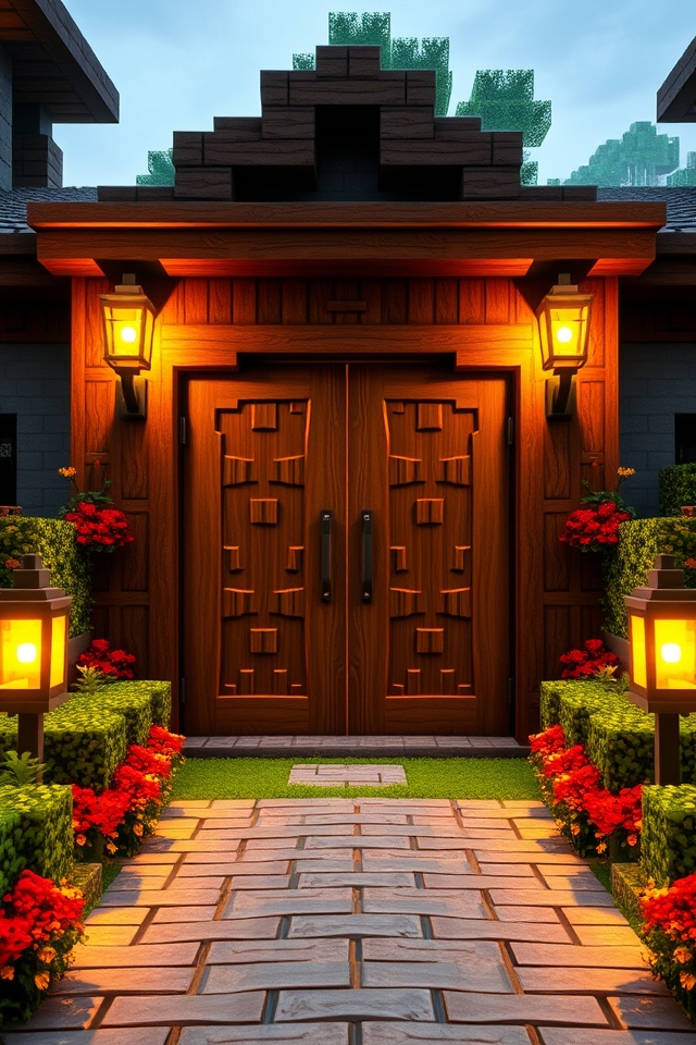 elegant double door design