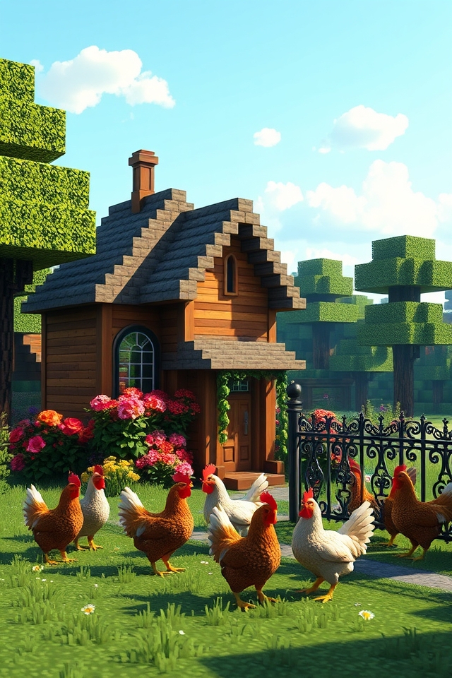 elegant functional chicken coop
