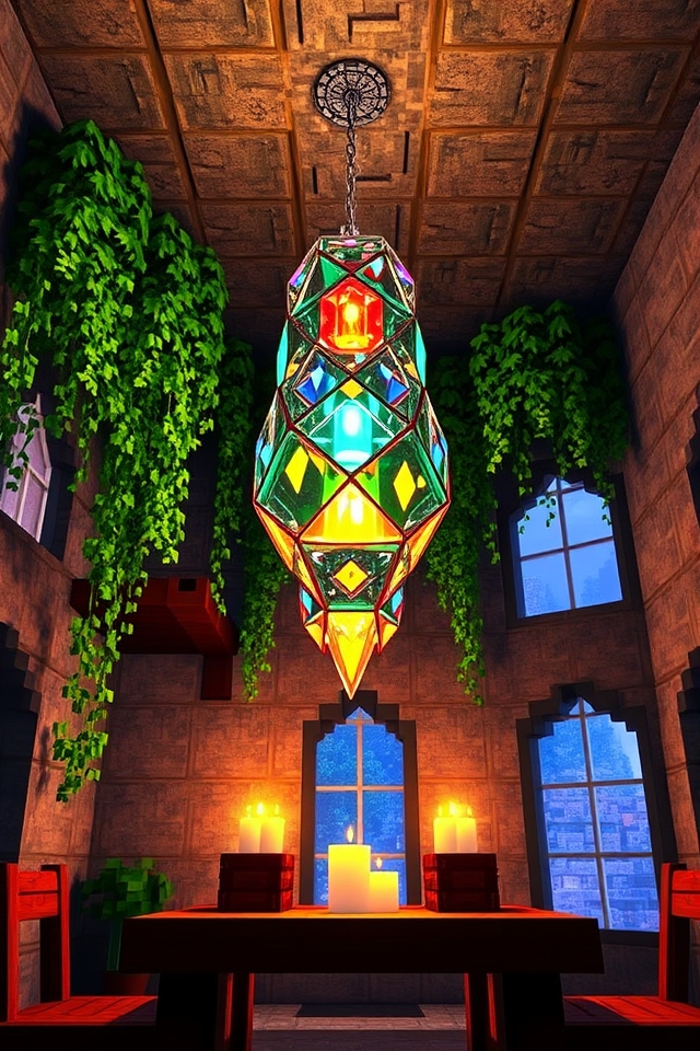 elegant geometric lighting design