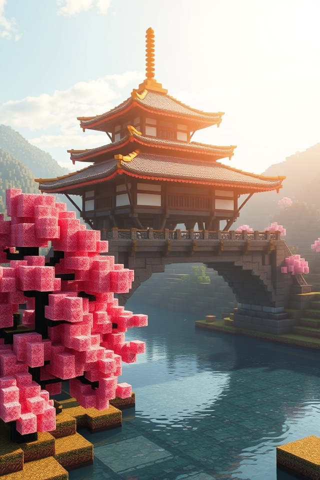 elegant pagoda bridge design